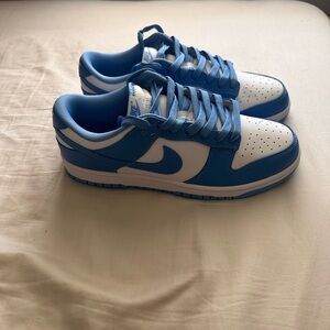 Nike Dunk Low Blue and White Sneakers